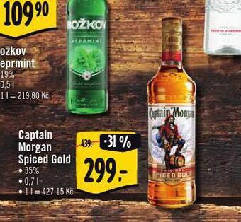 Jip Captain morgan spiced gold nabídka