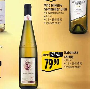 Jip Habánské sklepy nabídka