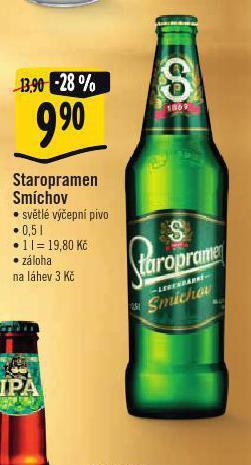 Jip Pivo staropramen smíchov nabídka