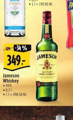 Jip Jameson whiskey nabídka