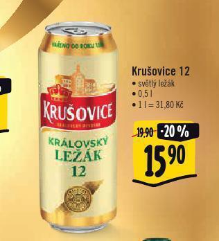 Jip Pivo krušovice 12 královský ležák nabídka