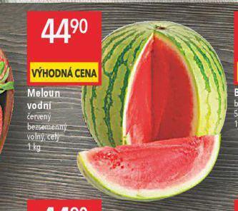 Globus Meloun vodní nabídka