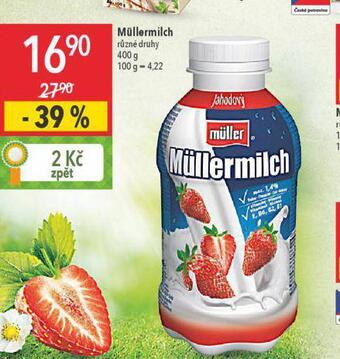 Globus Müllermilch nabídka
