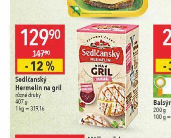 Globus Sedlčanský hermelín na gril nabídka