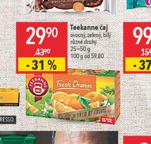 Globus Teekanne čaj nabídka