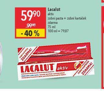 Globus Lacalut aktiv zubní pasta nabídka