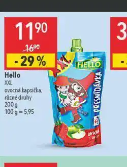 Globus Hello xxl ovocná kapsička nabídka