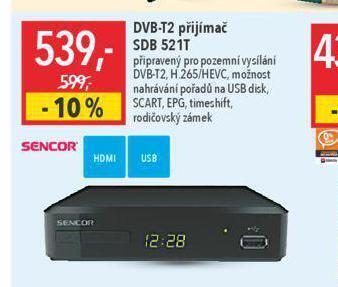 Globus Dvb-t2 přijímač sencor nabídka