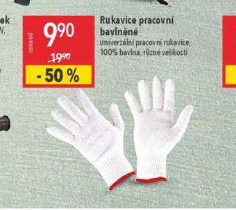Globus Rukavice pracovní bavlněné nabídka