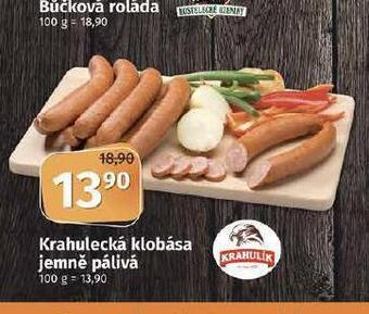 Coop Krahulecká klobása nabídka