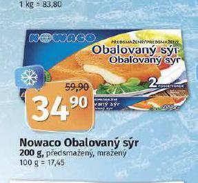 Coop Nowaco obalovaný sýr nabídka