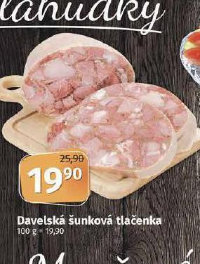 Coop Davelská šunková tlačenka nabídka