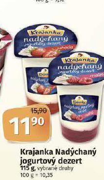 Coop Krajanka nadýchaný jogurtový dezert nabídka