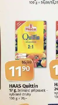 Coop Haas quittin želírovací přípravek nabídka