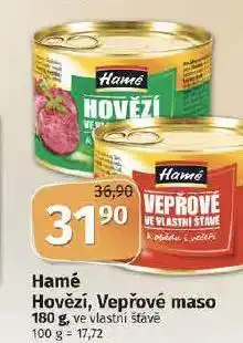 Coop Hamé vepřové maso ve vlastní šťávě nabídka