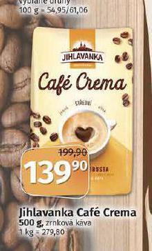 Coop Jihlavanka café crema nabídka