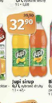 Coop Jupí sirup nabídka