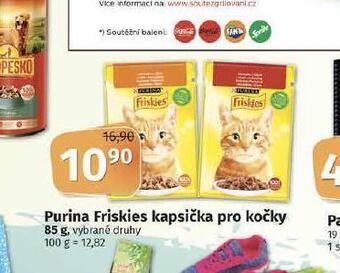Coop Purina friskies kapsičky pro kočky nabídka
