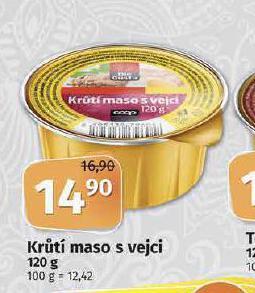 Coop Krůtí maso s vejci nabídka