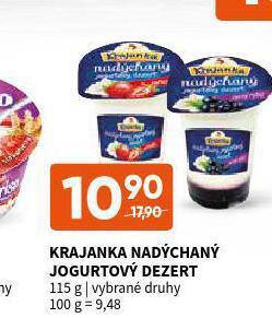 Terno Krajanka nadýchaný jogurtový dezert nabídka