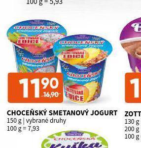 Terno Choceňský smetanový jogurt nabídka