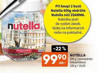 Terno Nutella nabídka