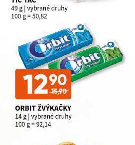 Terno Orbit žvýkačky nabídka