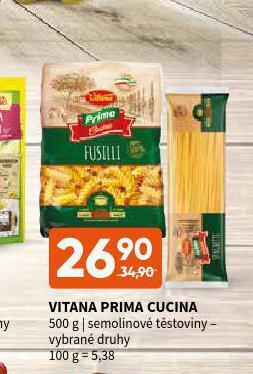 Terno Vitana prima cucina nabídka