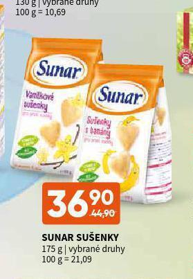 Terno Sunar sušenky nabídka