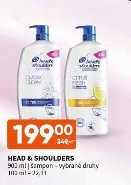 Terno Head&shoulders šampon nabídka