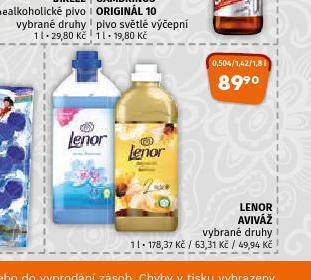 Terno Lenor aviváž nabídka