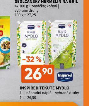 Terno Inspired tekuté mýdlo nabídka