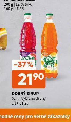 Terno Dobrý sirup nabídka