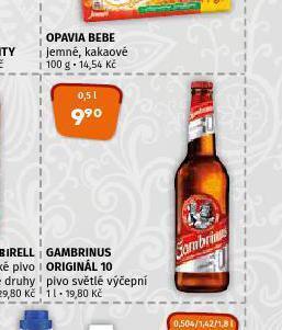 Terno Pivo gambrinus originál 10 nabídka