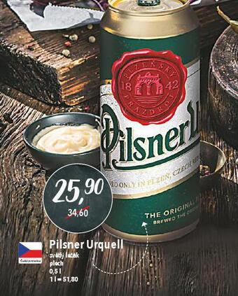 Globus Pivo pilsner urquell nabídka
