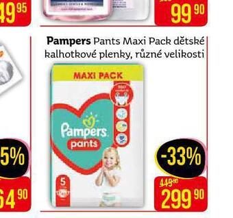 Teta Pampers dětské plenky nabídka