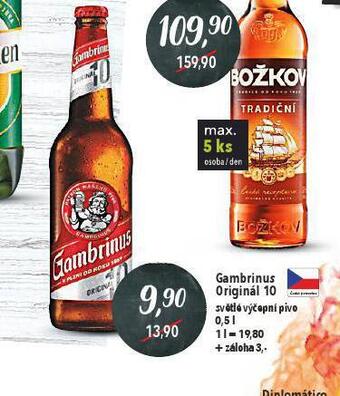 Globus Pivo gambrinus originál 10 nabídka
