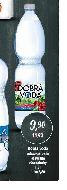 Globus Dobrá voda ochucená nabídka