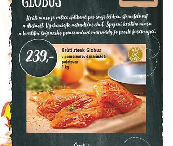 Globus Krůtí steak nabídka