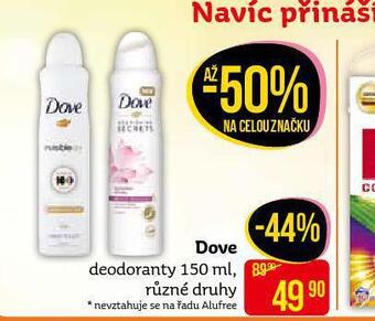 Teta Dove deodorant nabídka