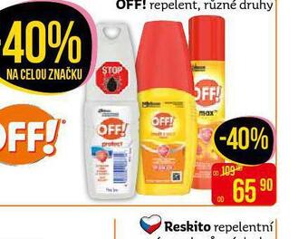 Teta Off! repelent nabídka
