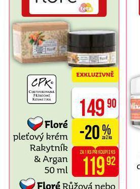 Teta Floré pleťový krém nabídka