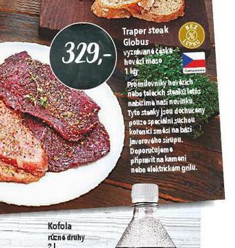 Globus Traper steak nabídka