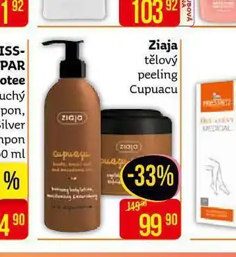 Teta Ziaja tělový peeling nabídka