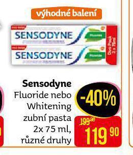 Teta Sensodyne zubní pasta nabídka