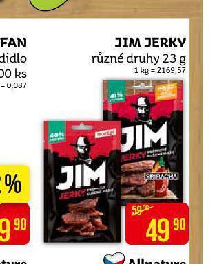 Teta Jim jerky nabídka