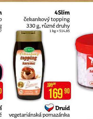 Teta 4slim čekankový topping nabídka
