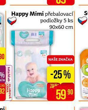 Teta Happy mimi přebalovací podložky nabídka