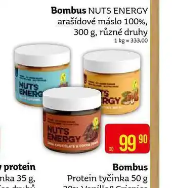 Teta Bombus nuts energy arašídové mádlo nabídka