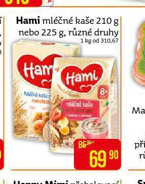 Teta Hami mléčná kaše nabídka